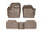 WeatherTech DigitalFit Floor Liners for 2020 2019 2018 Jaguar E-Pace [Covers Front & Rear Row, Tan] | 451358-1-2