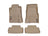 WeatherTech DigitalFit Floor Liners for 2010 2009 2008 2007 2006 2005 Ford Mustang [Covers Front & Rear Row, Tan] | 45139-1-2