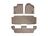 WeatherTech DigitalFit Floor Liners for Town & Country/Grand Caravan [Covers Front & Both Rear Rows, Tan] | 451411-450272-3