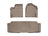 WeatherTech DigitalFit Floor Liners for Town & Country/Grand Caravan [Covers Front & Rear Row, Tan] | 451411-450272