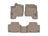 WeatherTech DigitalFit Floor Liners for 2019 2018 Honda Clarity [Covers Front & Rear Row, Tan] | 451421-1-2