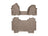 WeatherTech DigitalFit Floor Liners for 2022 2021 2020 2019 Ram 1500 [Covers Front & Rear Row, Tan] | 4514301-4514282
