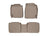 WeatherTech DigitalFit Floor Liners for 2012 2011 2010 2009 2008 2007 Lexus ES350 [Covers Front & Rear Row, Tan] | 451431-450842