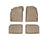 WeatherTech DigitalFit Floor Liners for 2011 2010 2009 2008 2007 2006 Chevrolet HHR [Covers Front & Rear Row, Tan] | 45145-1-2