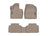 WeatherTech DigitalFit Floor Liners for 2020 2019 Hyundai Santa Fe [Covers Front & Rear Row, Tan] | 451485-1-2