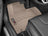 WeatherTech DigitalFit Floor Liners for 2020 2019 Hyundai Santa Fe [Covers Front Row, Tan] | 4514851