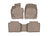 WeatherTech DigitalFit Floor Liners for ES300h/ES350 [Covers Front & Rear Row, Tan] | 451496-1-3