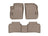 WeatherTech DigitalFit Floor Liners for 2021 2020 2019 Cadillac XT4 [Covers Front & Rear Row, Tan] | 451501-1-2