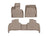 WeatherTech DigitalFit Floor Liners for 2022 2021 2020 2019 BMW X5 [Covers Front & Rear Row, Tan] | 451507-1-2