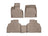 WeatherTech DigitalFit Floor Liners for 2022 2021 2020 2019 BMW X7 [Covers Front & Rear Row, Tan] | 451507-1-3
