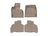 WeatherTech DigitalFit Floor Liners for 2022 2021 2020 2019 BMW X7 [Covers Front & Rear Row, Tan] | 451507-1-5