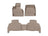 WeatherTech DigitalFit Floor Liners for 2022 2021 2020 2019 BMW X5 [Covers Front & Rear Row, Tan] | 451507-1-7