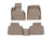 WeatherTech DigitalFit Floor Liners for 2022 2021 2020 BMW X6 [Covers Front & Rear Row, Tan] | 4515071-4516002