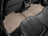 WeatherTech DigitalFit Floor Liners for 2022 2021 2020 2019 BMW X7 [Covers Rear (2nd) Row, Tan] | 4515073