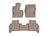WeatherTech DigitalFit Floor Liners for Mercedes-Benz [Covers Front & Rear Row, Tan] | 451509-1-2