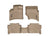WeatherTech DigitalFit Floor Liners for 2015 2014 2013 2012 2011 2010 2009 2008 2007 Audi Q7 [Covers Front & Rear Row, Tan] | 45151-1-2