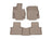 WeatherTech DigitalFit Floor Liners for 2022 2021 2020 2019 Toyota RAV4 [Covers Front & Rear Row, Tan] | 451516-1-2