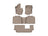 WeatherTech DigitalFit Floor Liners for Mercedes-Benz [Covers 1st 2nd & 3rd Row, Tan] | 451533-1-2-3