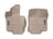 WeatherTech DigitalFit Floor Liners for Mercedes-Benz [Covers Front Row, Tan] | 4515331