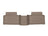 WeatherTech DigitalFit Floor Liners for 2022 2021 2020 Land Rover Range Rover Evoque [Covers Rear (2nd) Row, Tan] | 4515412