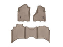 WeatherTech DigitalFit Floor Liners for 2500/3500 [Covers Front & Rear Row, Tan] | 451545-1-6