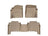 WeatherTech DigitalFit Floor Liners for LX570/Land Cruiser [Covers Front & Rear Row, Tan] | 45157-1-2