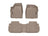 WeatherTech DigitalFit Floor Liners for 2021 2020 Cadillac XT6 [Covers Front & Rear Row, Tan] | 4515741-4510802