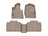 WeatherTech DigitalFit Floor Liners for 2021 2020 Ford Explorer [Covers Front & Rear Row, Tan] | 451575-1-2