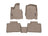 WeatherTech DigitalFit Floor Liners for 2022 2021 2020 Lincoln Aviator [Covers Front & Rear Row, Tan] | 451576-1-2
