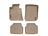 WeatherTech DigitalFit Floor Liners for BMW [Covers Front & Rear Row, Tan] | 451581-451463