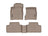 WeatherTech DigitalFit Floor Liners for Mercedes-Benz [Covers Front & Rear Row, Tan] | 451593-1-2