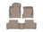 WeatherTech DigitalFit Floor Liners for Mercedes-Benz [Covers Front & Rear Row, Tan] | 451593-1-3