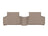 WeatherTech DigitalFit Floor Liners for Mercedes-Benz [Covers Rear (2nd) Row, Tan] | 4515933