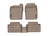 WeatherTech DigitalFit Floor Liners for 2013 2012 2011 Ford Fiesta [Covers Front & Rear Row, Tan] | 4516021-453232