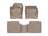 WeatherTech DigitalFit Floor Liners for 2021 2020 Ford Escape [Covers Front & Rear Row, Tan] | 451607-1-2