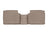 WeatherTech DigitalFit Floor Liners for 2021 2020 Ford Escape [Covers Rear (2nd) Row, Tan] | 4516072