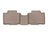 WeatherTech DigitalFit Floor Liners for 2022 2021 2020 Toyota Highlander [Covers Rear (2nd) Row, Tan] | 4516094