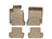 WeatherTech DigitalFit Floor Liners for Mercedes-Benz [Covers Front & Rear Row, Tan] | 45161-1-3