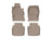 WeatherTech DigitalFit Floor Liners for 2021 2020 Cadillac CT5 [Covers Front & Rear Row, Tan] | 451610-1-2