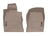 WeatherTech DigitalFit Floor Liners for 2022 2021 2020 Cadillac CT4 [Covers Front Row, Tan] | 4516181