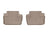 WeatherTech DigitalFit Floor Liners for 2022 2021 2020 Cadillac CT4 [Covers Rear (2nd) Row, Tan] | 4516182