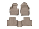 WeatherTech DigitalFit Floor Liners for Cadillac/Chevrolet/GMC [Covers Front & Rear Row, Tan] | 451632-1-2