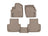 WeatherTech DigitalFit Floor Liners for 2021 2020 2019 2018 2017 Bentley Bentayga [Covers Front & Rear Row, Tan] | 4516451-458874
