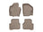WeatherTech DigitalFit Floor Liners for CC/Passat [Covers Front & Rear Row, Tan] | 45167-1-2