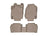 WeatherTech DigitalFit Floor Liners for 2012 2011 2010 2009 2008 2007 Nissan Versa [Covers Front & Rear Row, Tan] | 45168-1-2