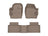 WeatherTech DigitalFit Floor Liners for 2022 2021 Jaguar E-Pace [Covers Front & Rear Row, Tan] | 451686-1-2
