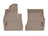 WeatherTech DigitalFit Floor Liners for S500/S580 [Covers Front Row, Tan] | 4517011