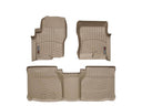 WeatherTech DigitalFit Floor Liners for Frontier/Equator [Covers Front & Rear Row, Tan] | 451761-450472