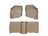 WeatherTech DigitalFit Floor Liners for 2008 2007 Honda Fit [Covers Front & Rear Row, Tan] | 45177-1-2
