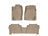 WeatherTech DigitalFit Floor Liners for 2010 2009 Kia Borrego [Covers Front & Rear Row, Tan] | 45182-1-2